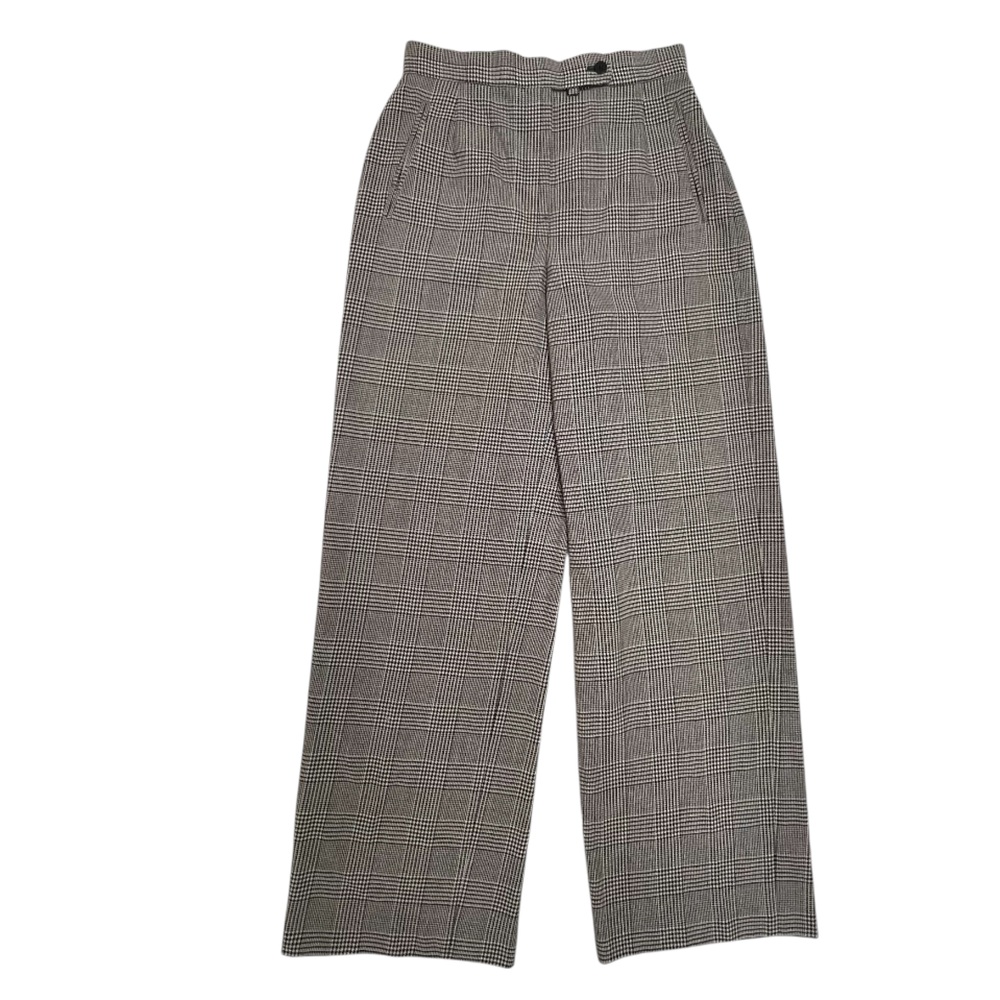 Vintage Made in Italy Giorgio Armani El Collezioni Houndstooth Wool Dress Pants
